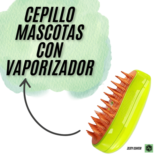 Cepillo Mascotas Con Vaporizador