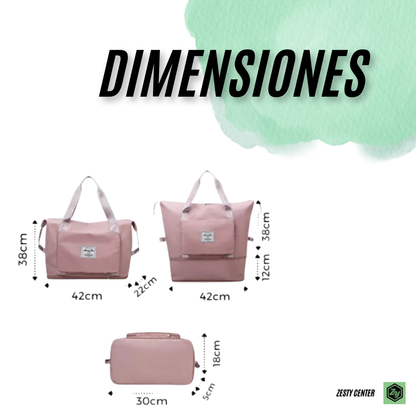 Bolso Totebag Plegable Rosa