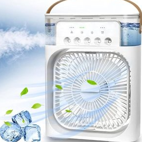 Ventilador Climatizador Con Pulverizador Portátil